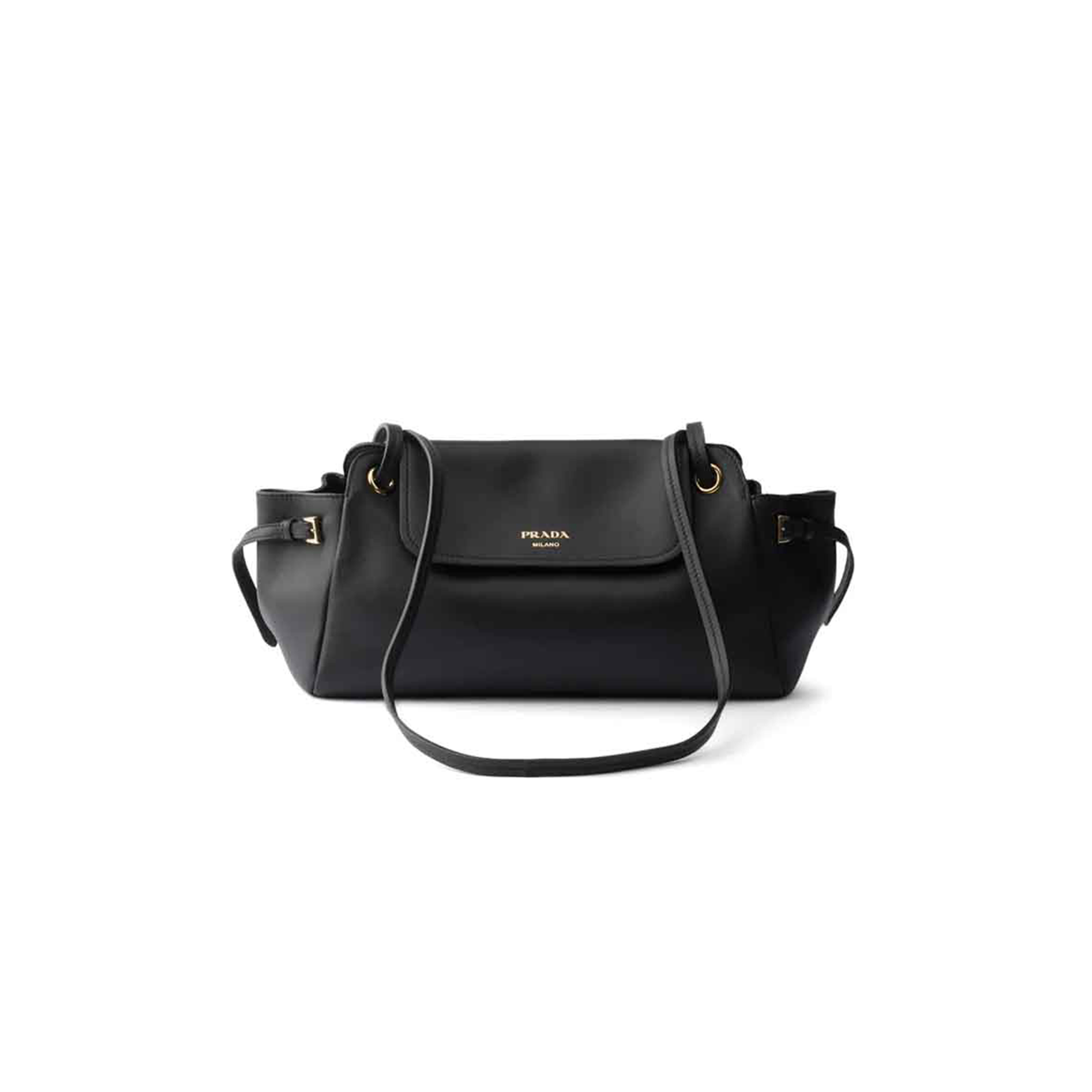PRADA CARRY MEDIUM LEATHER SHOULDER BAG 1BD403 (30*20*14cm)